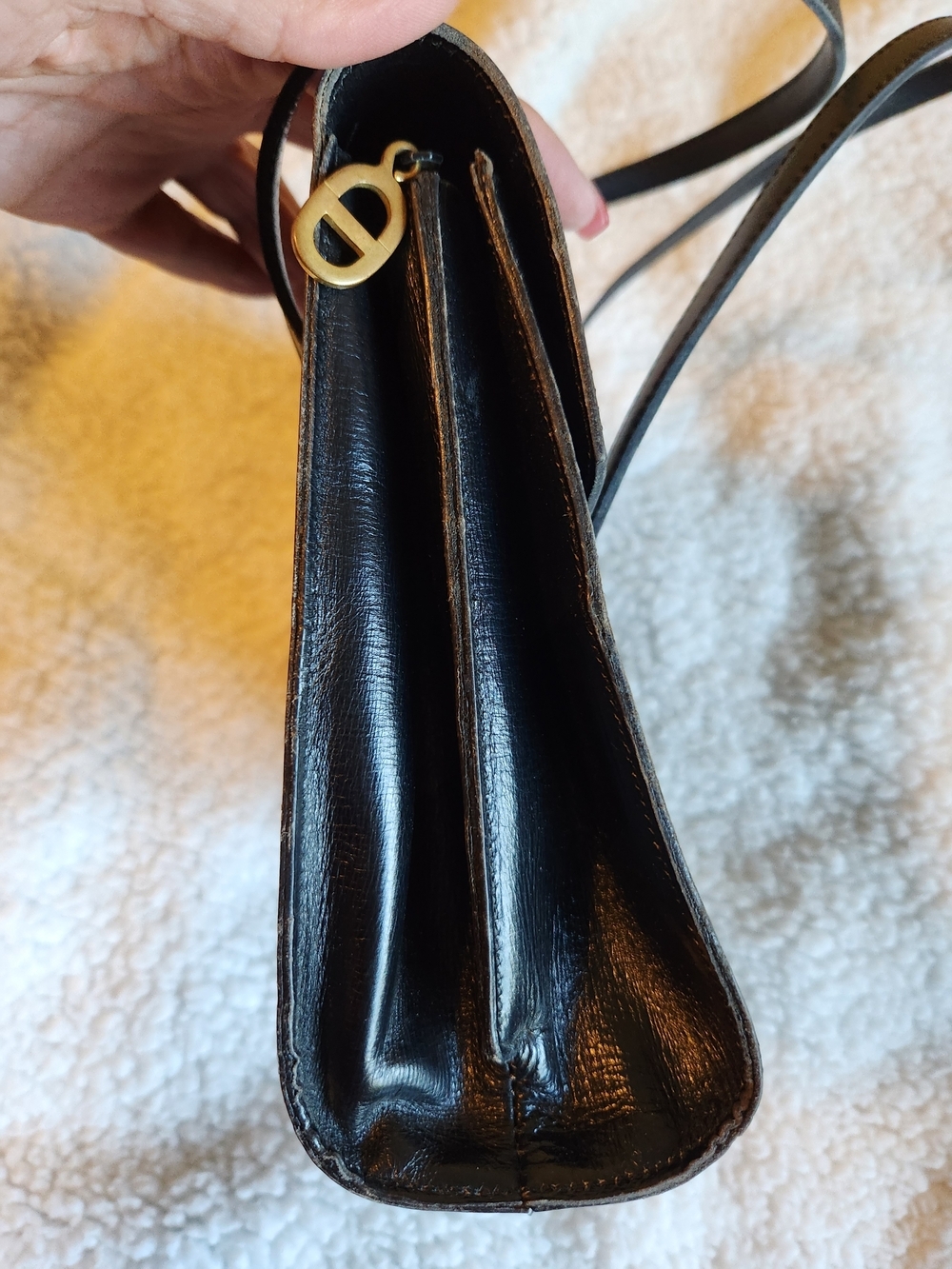Dior Classic Black Leather Shoulder Bag - Picture 6 of 16